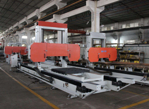 四川金屬帶鋸床加工車間